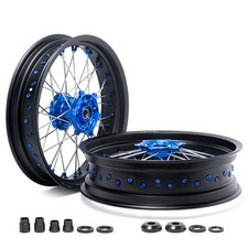 17" Supermoto Radsatz Felgen Räder für Yamaha YZ250FX YZ450FX WR250F WR450F 19+