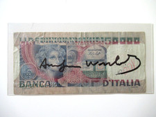 ANDY WARHOL: Echte 50.000 Lire