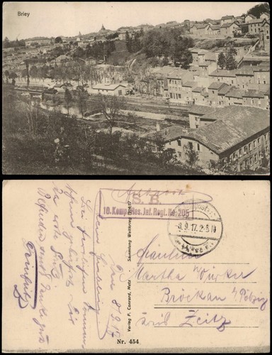 Cpa brieg lothringen briey - in,