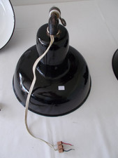Alte Emaille Lampe Industrielampe Leuchte Vintage Industrial Lamp Bauhaus Nr 2