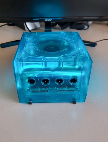 Ice blaue gamecube konsole - blaue, |
