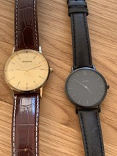 Cluse & Sekonda Damen Armbanduhr Lederarmband Analog Quarz Uhr