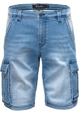 Herren Cargoshorts Männer Kurze Bermuda Jeans Hose Regular Fit 7040
