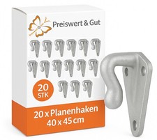 20x Planenhaken für Anhänger