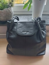 Fabiani Tasche Schwarz Leder Schultertasche