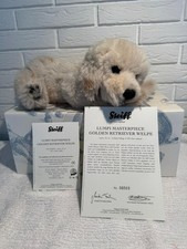 Steiff Hund Lumpi Golden Retriever 038594 mit Zertifikat und Karton.
