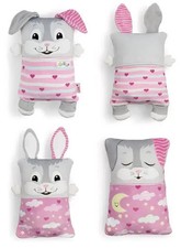 Nici 62294 Kuscheltier Hase mit Wendefunktion 30x20cm | Deutsch | Cosidoos