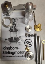 Stirling Motor Stirlingmotor Ringbom Motor Rigbommotor nur Baupläne und Teile