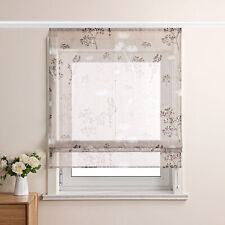 Raffrollo Raffgardine mit Klettband Küche Modern Gardine Ausbrenner Landhaus