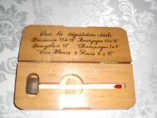 ---Weinthermometer in Holzbox-17cmX 6,5cm-neuwertig