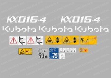 KUBOTA KX016-4 Mini Bagger