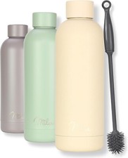 Milu Edelstahl Trinkflasche 500ml, 750ml, 1L Wasserflasche Thermosflasche B-WARE
