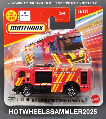 Matchbox mbx rescue scania xt - matchbox,