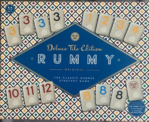 Rommé deluxe tile rummikub - rommé,