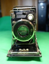 historische Compur Balgenkamera mit Carl Zeiss Jena Objektiv - Ausstellungsstück