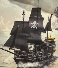 Black Pearl Piratenschiff - Klemmbausteine mit Bauanleitung
