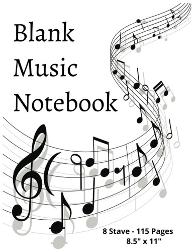 Blank music notebook - blank,