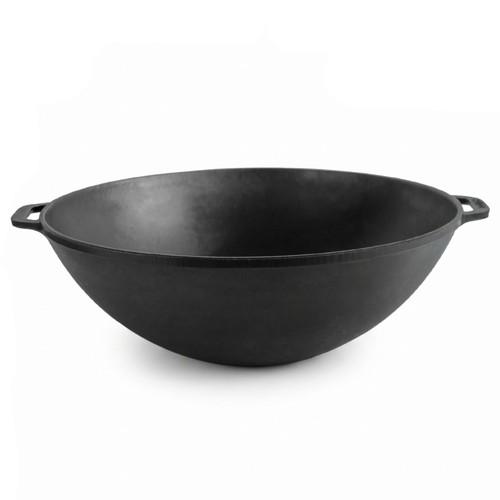 Gusseisen wok 36cm - 36cm, 8l