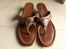 Prada Damen Sandale/Flip-Flop , Braun , Gr.36