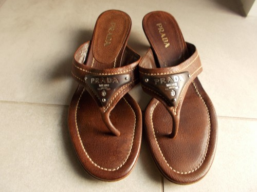 Prada damen sandale flip flop - damen, sandale/flip-flop