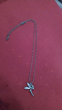 Kinderhalskette "Tinkerbell", silberfarben, Modeschmuck