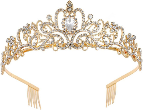 Krone damen gold tiara - krone,