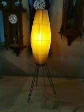Georges Rispal 50er Jahre Stehlampe Dreibein Cocoonlampe