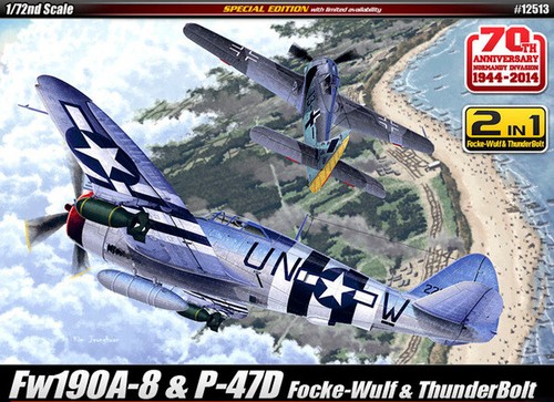 Academy 12513 47d - p-47d, &