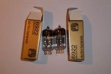 Röhren 6922 E88CC 6DJ8  1 Paar  Electro Harmonix Gold
