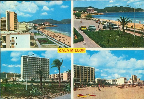 4er bildkarte cala millor - ak, millor-