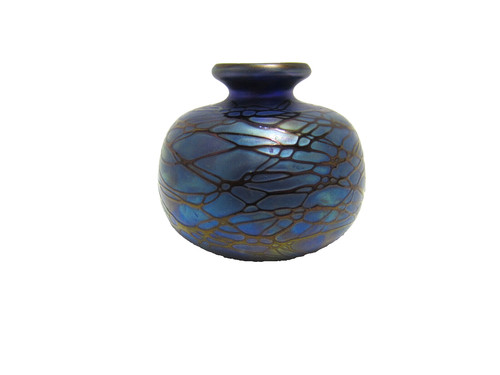 Glas vase jugendstil art - glas-vase,