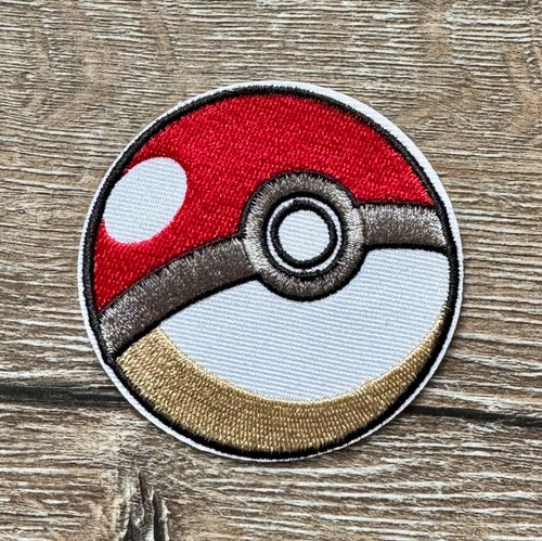 Pokeball patch aufnäher - pokeball,