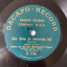 MARTIN FISCHER /Kgl. Bayr. Musikmeister "Aller Ehren ist Österrecih voll" MARSCH