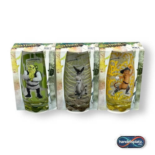 Shrek gläser 3er - set, omv
