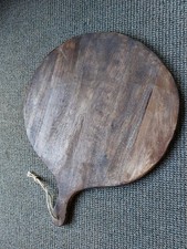 Pizzabrett, Flammkuchenbrett Untersetzer Holz rund Durchmesser ca 40 cm Leimholz