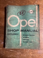1958 Opel Olympia Rekord Shop