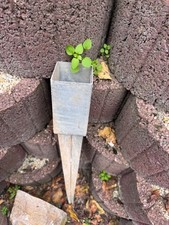 Bodenhülse Einschlagbodenhülse Einschlaghülse Pfostenträger 2x