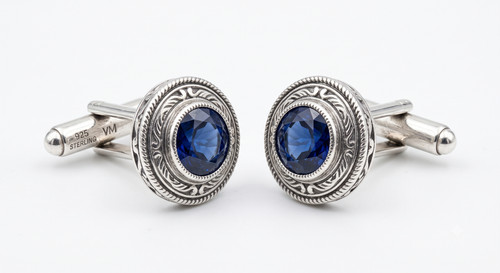 Natural blauer saphir - blauer,