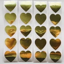 Herz Aufkleber Herzen Sticker 2,5cm zum Basten Kleben Dekorieren Verzieren DIY