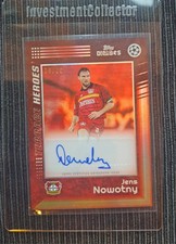 Topps Decades 2024-25 Bayer Leverkusen Jens Nowotny Auto 10/10 color match 