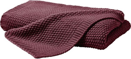 Vario strickdecke marsala 130 - vario,