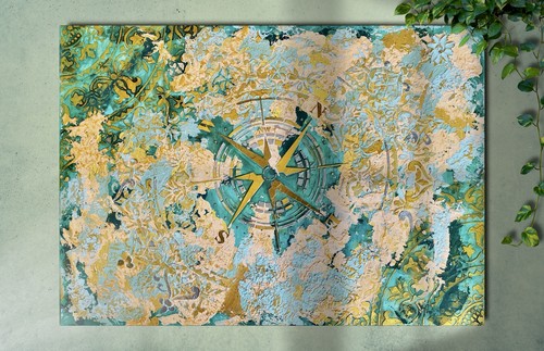 Modernes abstraktes wandbild - abstraktes,