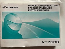 Fahrerhandbuch Honda VT750 S