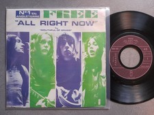 Rar Rock FREE All Right Now Single 7 45 Jahr 1970 FRANCE Ex