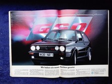 VW Golf 2 GTI G60, originale Werbung aus 1990