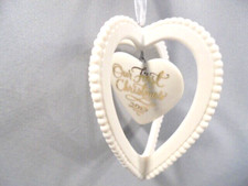 HALLMARK-Tolles Ornament-PORCELAIN Herz"OUR 1st Christmas Together"(c)2015/OVP!