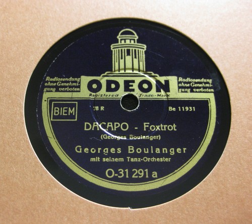 Georges boulanger dacapo - boulanger,