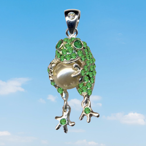 Exklusiver frosch anhänger - anhänger, i