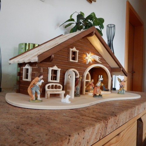 Krippe weihnachtskrippe holz - krippe,