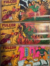 Fulgor der Weltraumflieger Piccolo Comic , original , 3 Stück